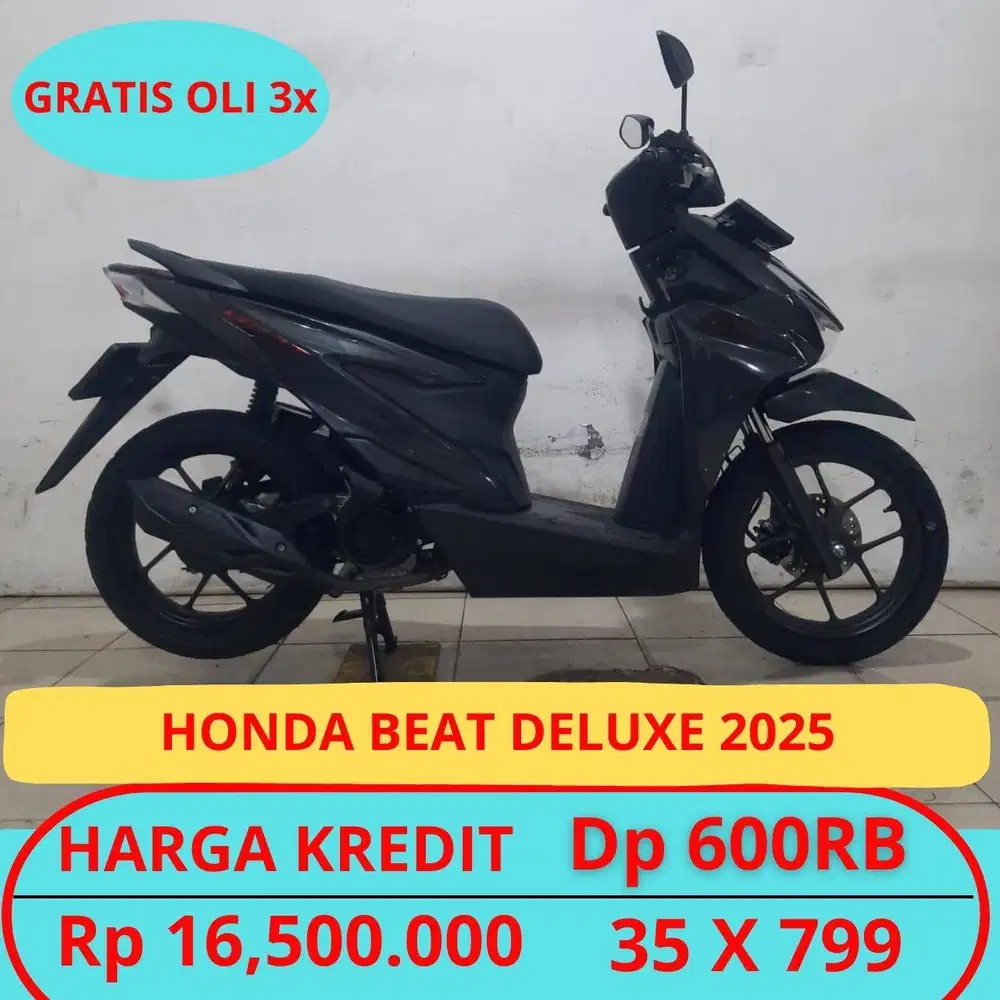 HONDA BEAT DELUXE 2025 DP HANYA 600 RIBU GUYSS