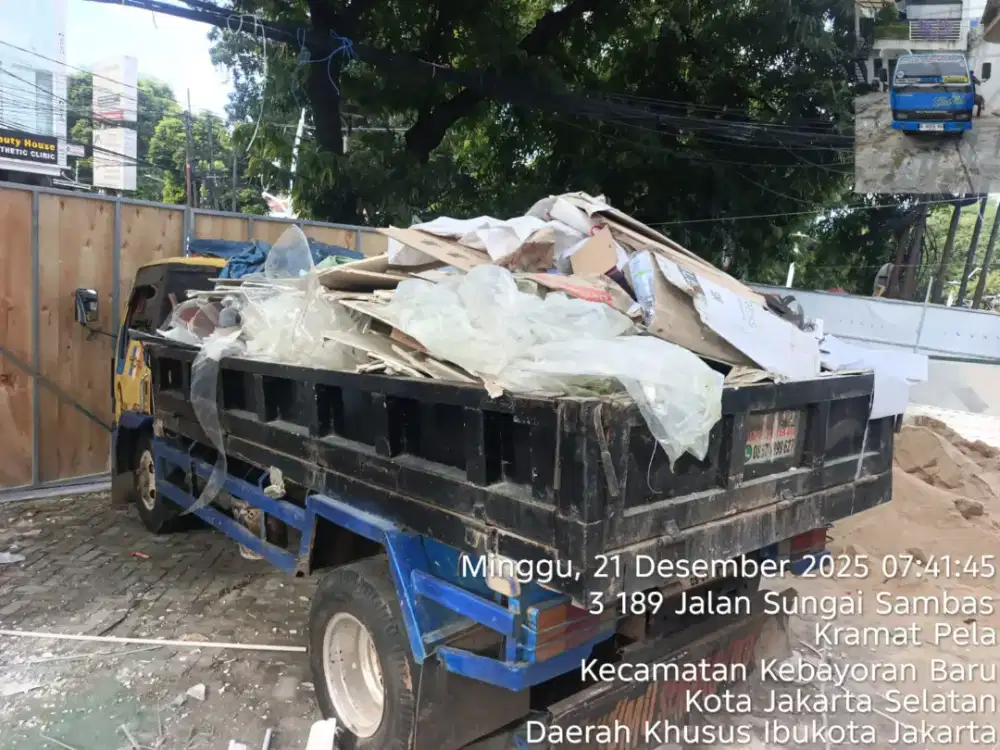 Jasa buang puing dan tanah