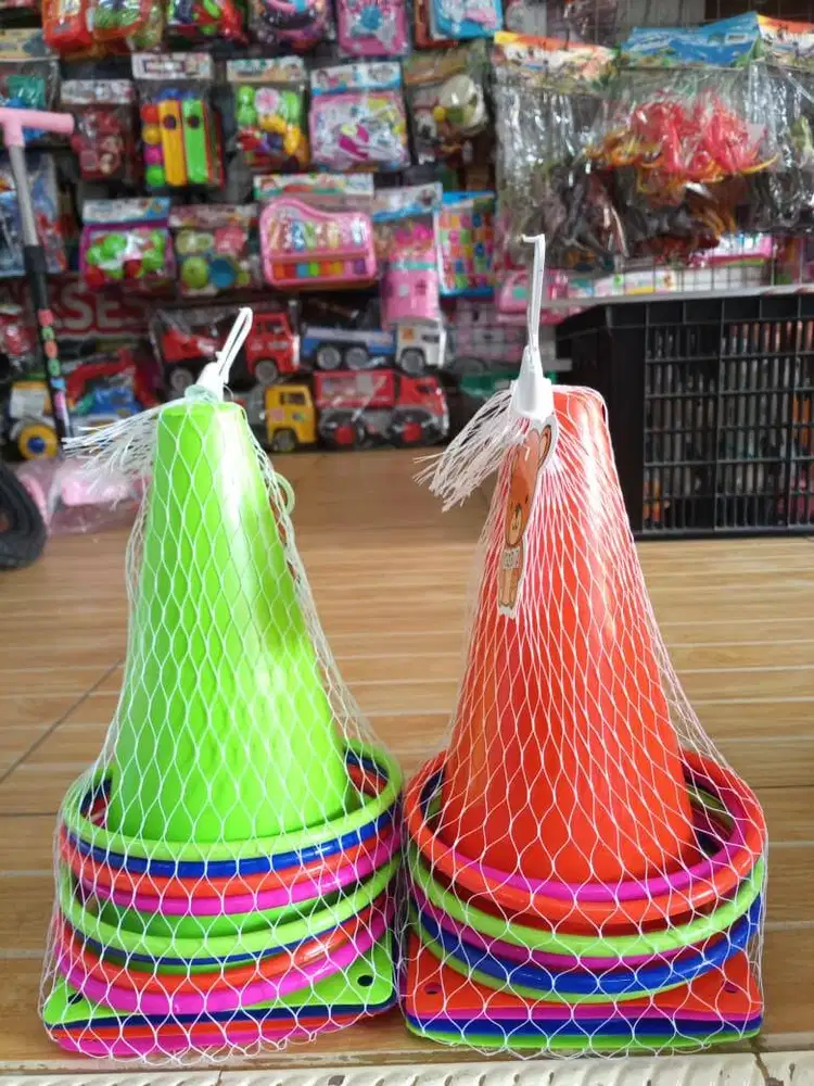 mainan anak cone ring