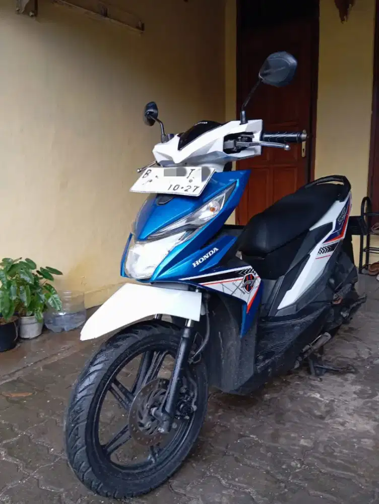 HONDA BEAT ECO TAHUN 2017 PLAT JAKTIM MOTOR GRESS