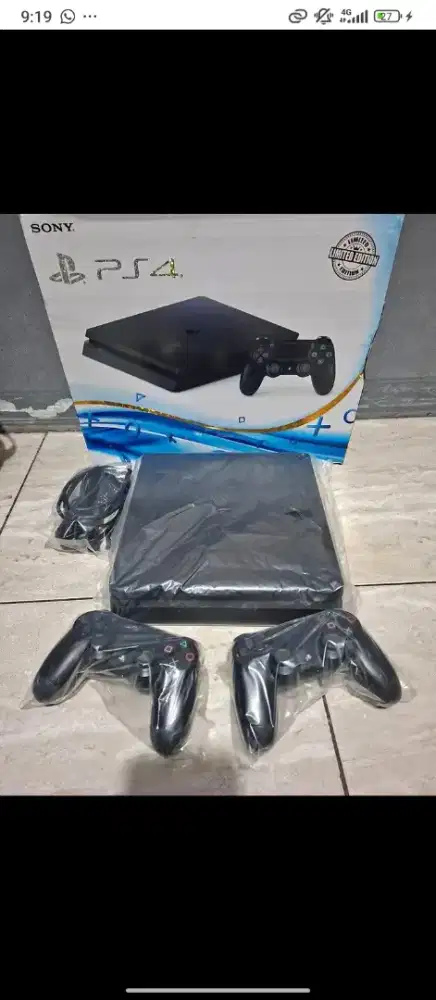 PS4 slim 500 gb - kondisi siap pakai