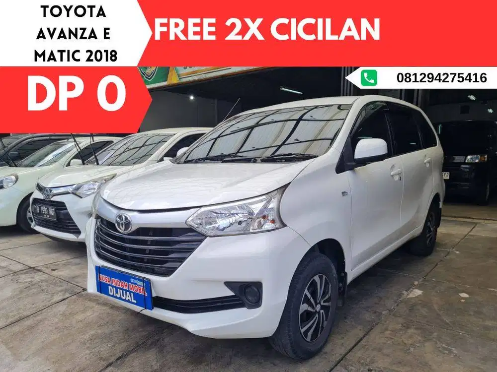 TDP 0 Toyota Avanza E MATIC 2018