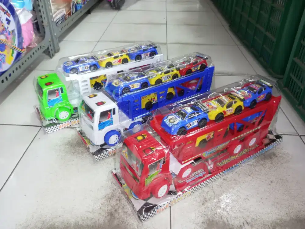 Mainan anak truk Towing truk