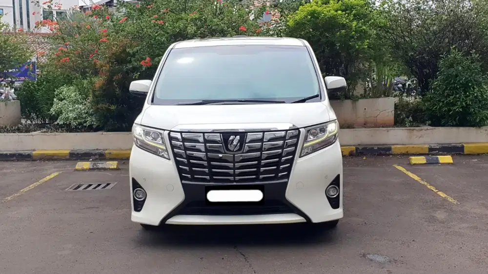 Toyota alphard g atpm 2016 putih sunroof pilotseat