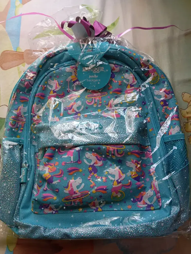 Jual tas smiggle junior masih baru segel plastik