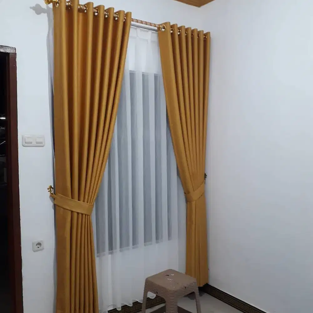 Pesanan Tirai Gorden Jendela Gordyn Mewah Hordeng Model Terbaru Murah