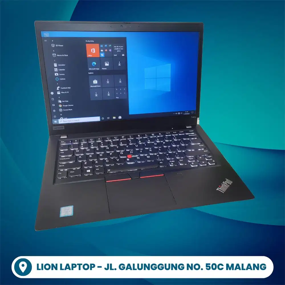 RAM 16GB SSD 512GB Core i5 Slim Lenovo Thinkpad T490s [21|12]