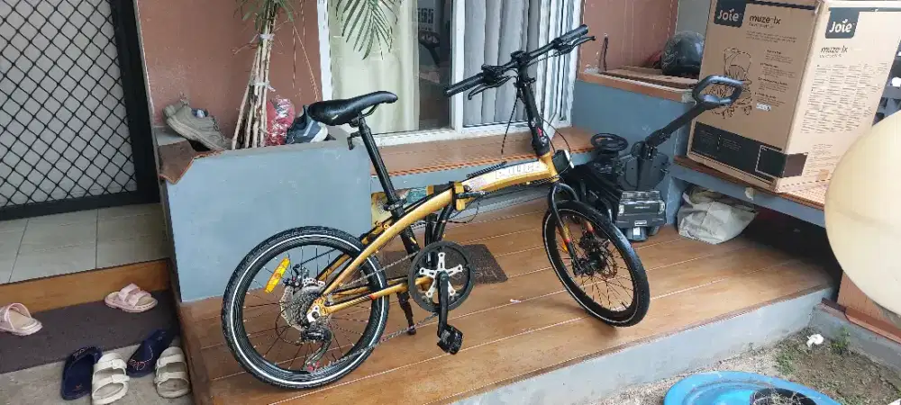 Sepeda lipat element police refurbished semua baru mulus