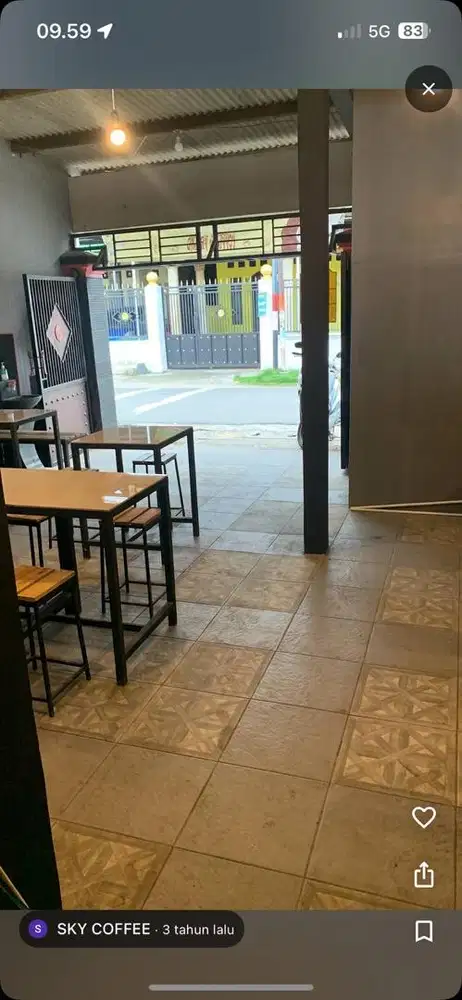 Meja kursi warung/kantor/serbaguna