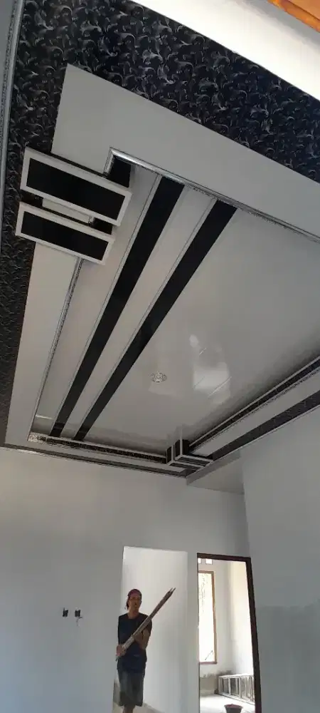 Plafon gypsum dan pvc