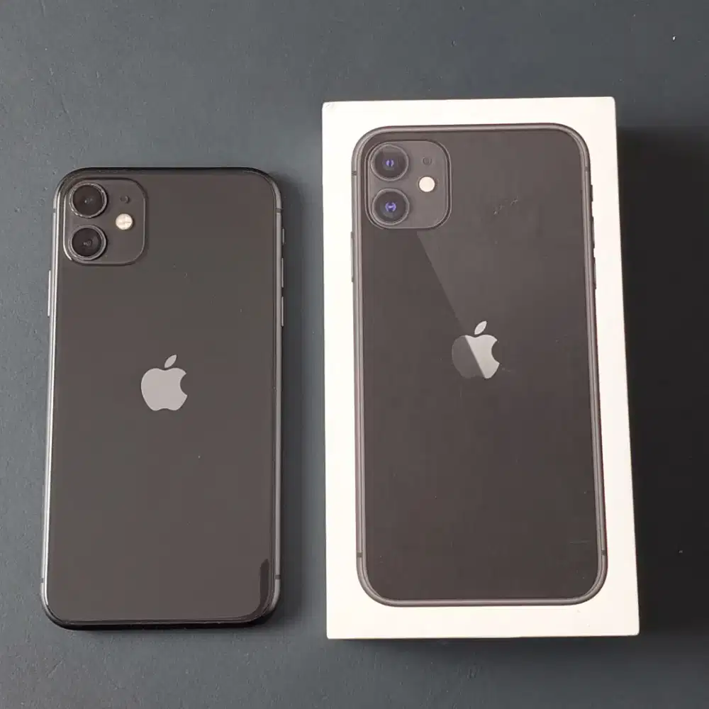 IPHONE 11 BLACK 128GB EX GARANSI RESMI