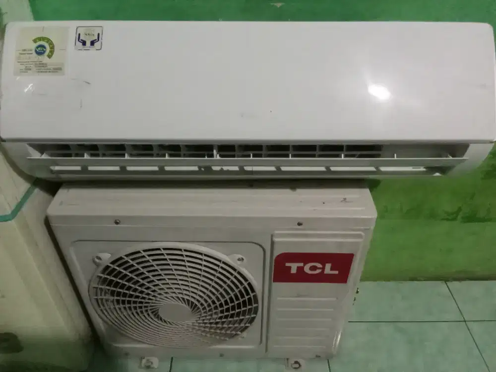 AC TCL 1/2 PK r410 plus pasang