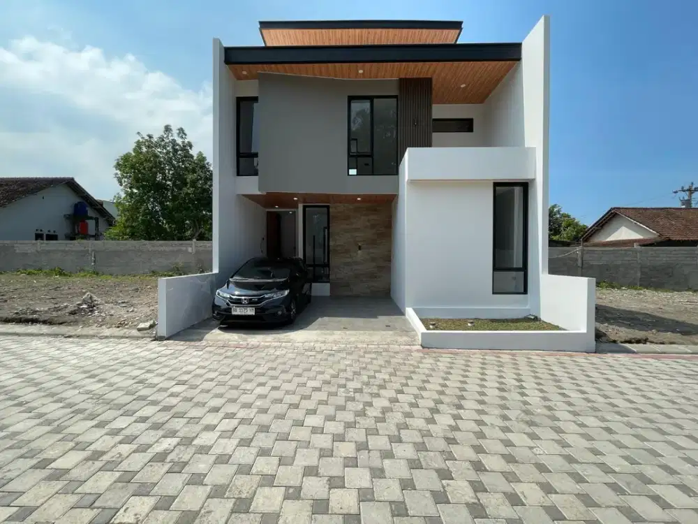 Rumah 2 Lantai Modern di Jogja Utara Balkon & Taman, Harga Mulai 1,17 M