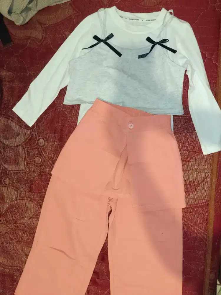 set 3in1 anak size 120 usia 5-6th