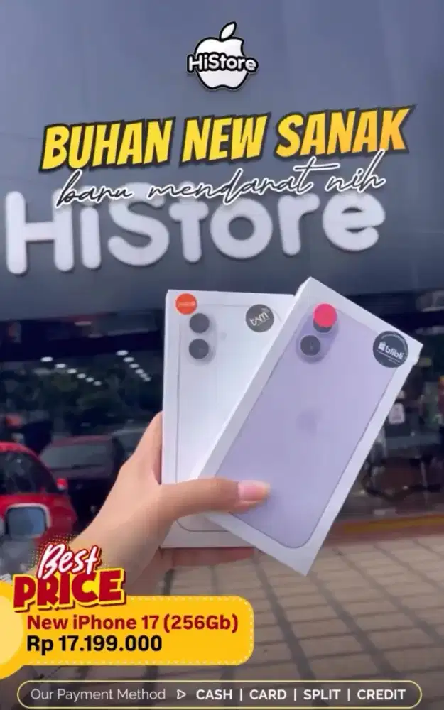 PROMO iPhone 17 (256GB) – Cicilan Home Credit