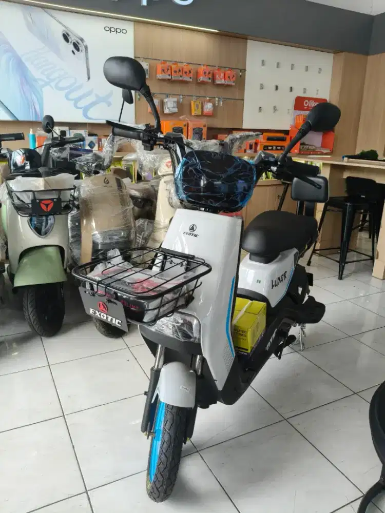 SEPEDA LISTRIK EXOTIC LUXOR Kredit Syarat KTP Saja