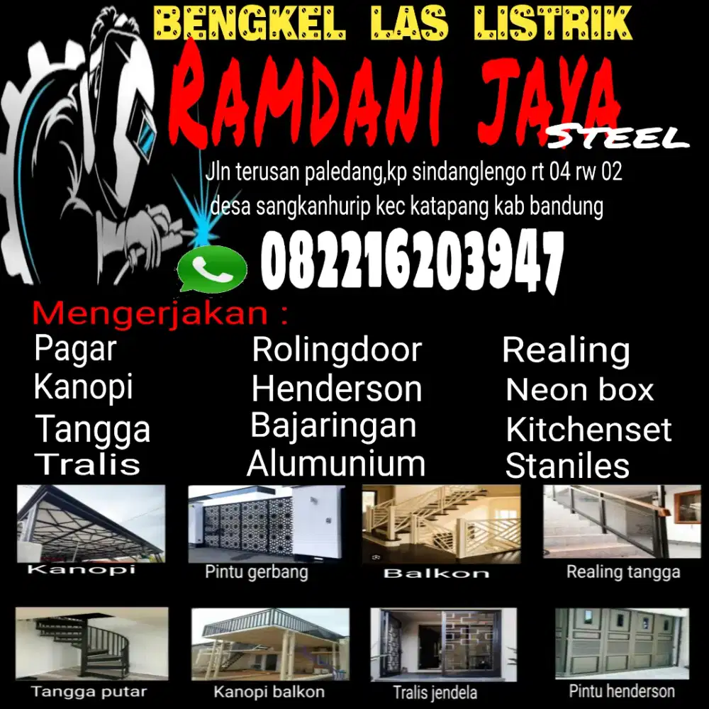 Bengkel las ramdani jaya steel