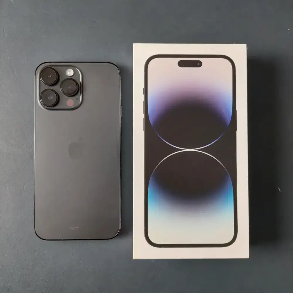 IPHONE 14 PRO MAX 512GB SPACE BLACK EX GARANSI RESMI