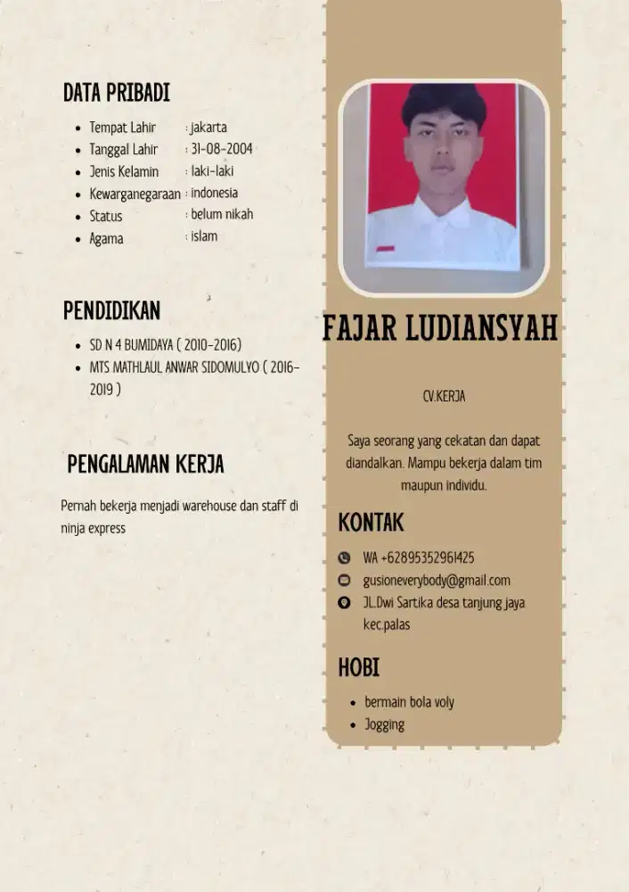 cari loker lulusan smp pengalaman jadi warehouse