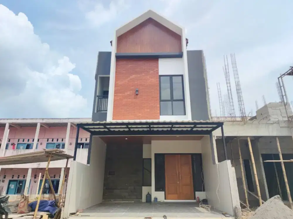 Rumah Free All Biaya Dekat Palem Kartika & Tol Bambu Apus Jakarta Timur