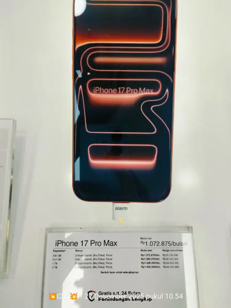 IPHONE 17 PRO MAX 256gb Variasi COSMIC ORANGE