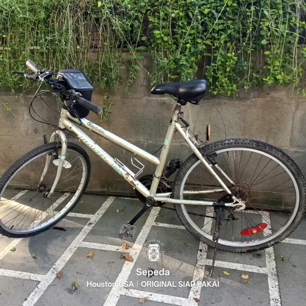 Sepeda MTB 26 8 speed Houston USA Full Original