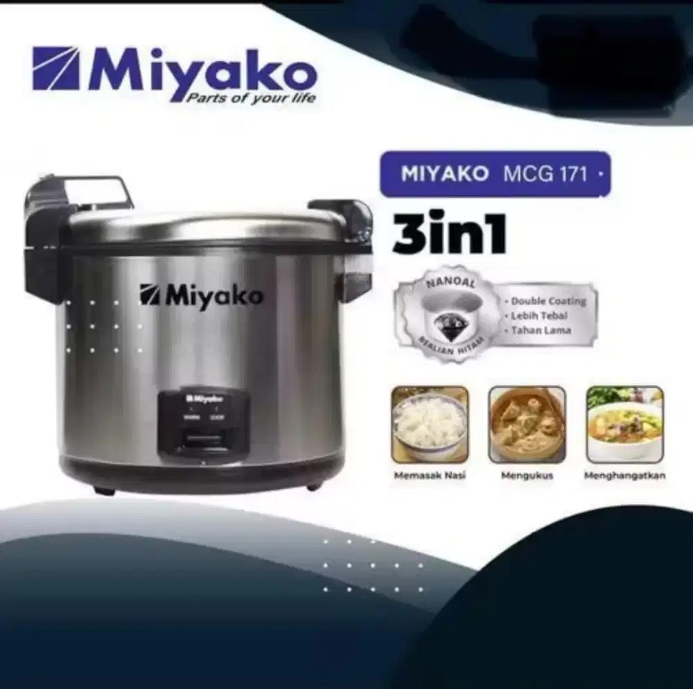 Rice Cooker Miyako MCG 171