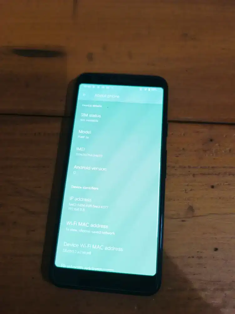 Google Pixel 3a 4/64GB Black - Kamera Juara, Android 12 (Minus Layar)