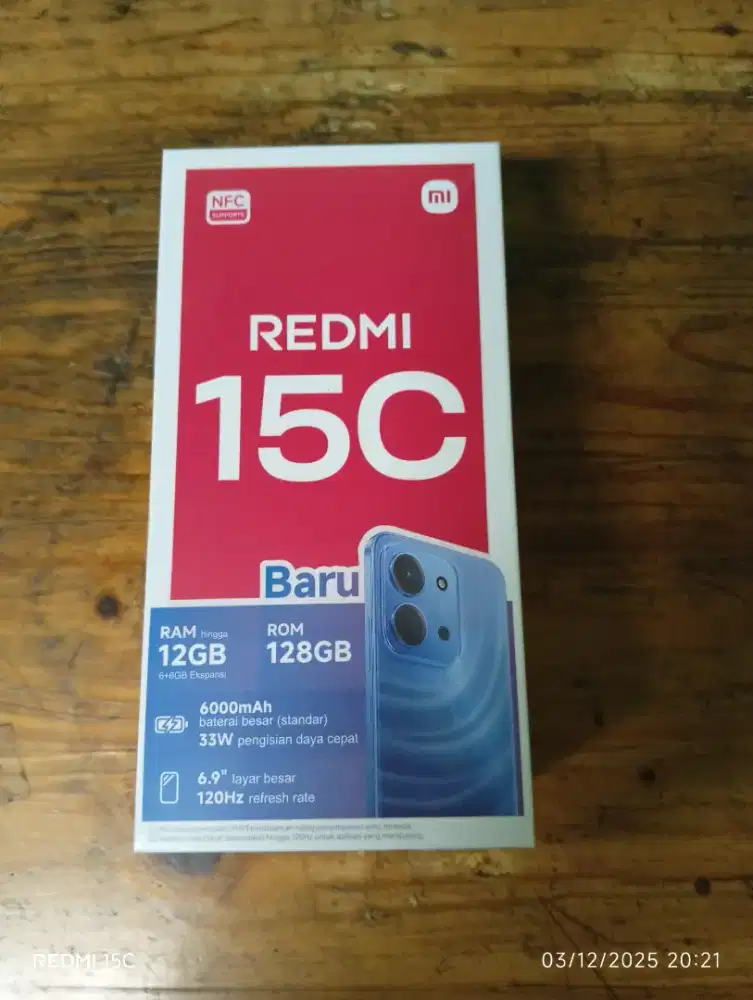 Redmi 15C Ram 6/128