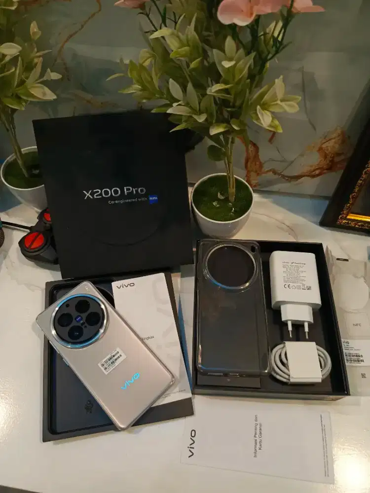 Vivo X200 pro 5G ram 16 internal 512 fulset mulus ori Resmi
