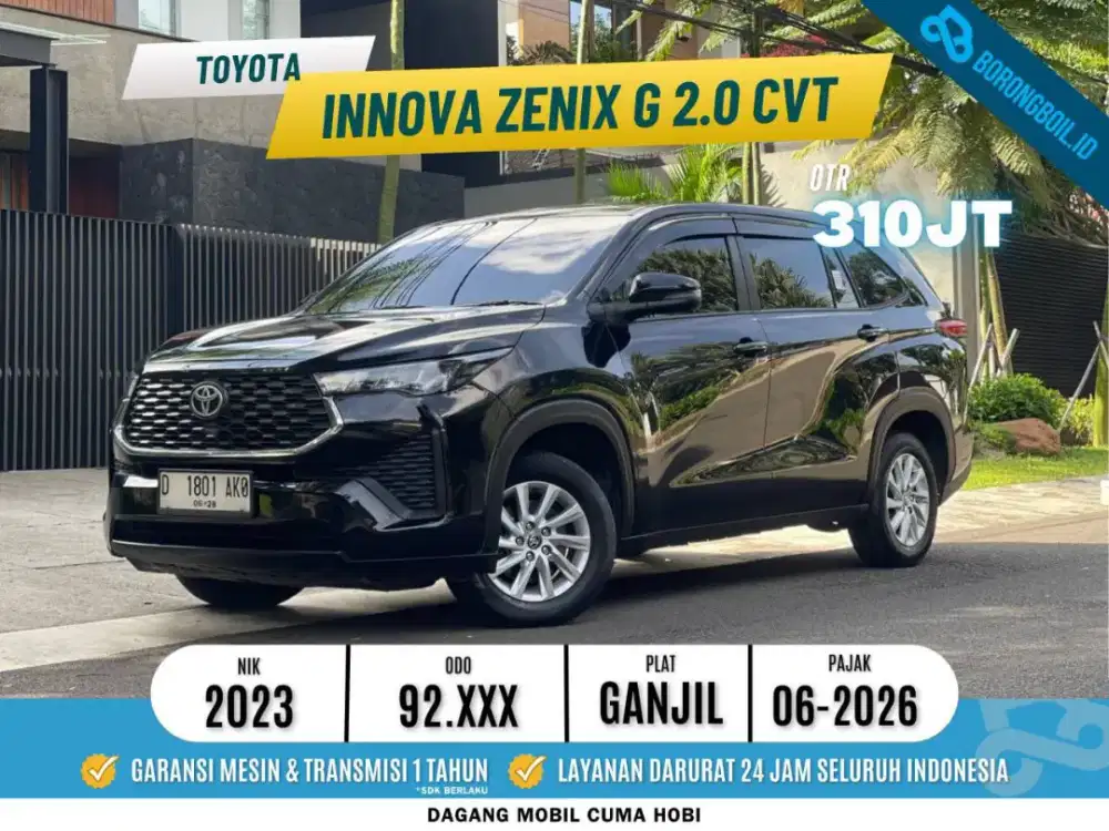 [TERMURAH] Toyota Innova Zenix G 2.0 Cvt 2023