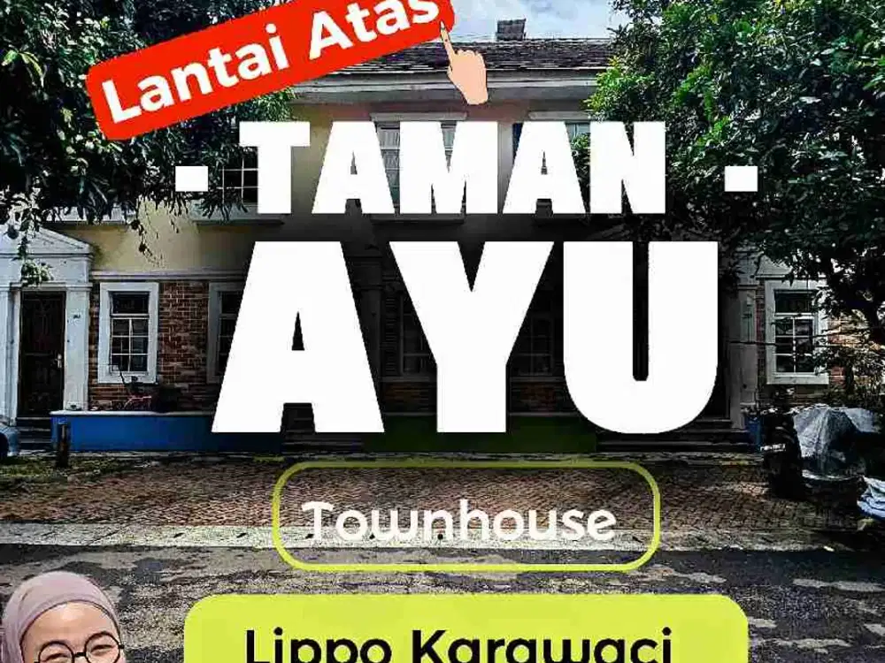Disewakan townhouse taman ayu fully Furnished siap huni di lippo karawaci
