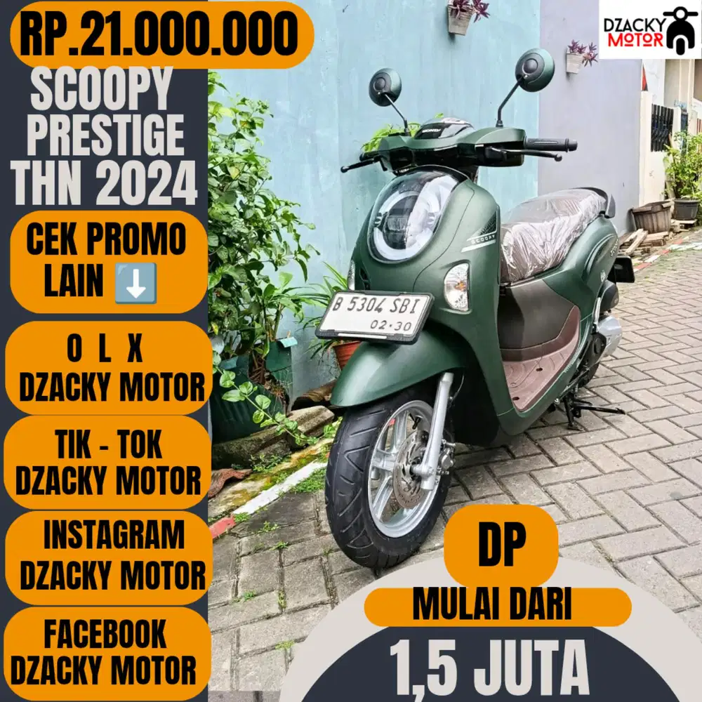 SCOOPY PRESTIGE THN 2O24 SECOND LIKE NEW