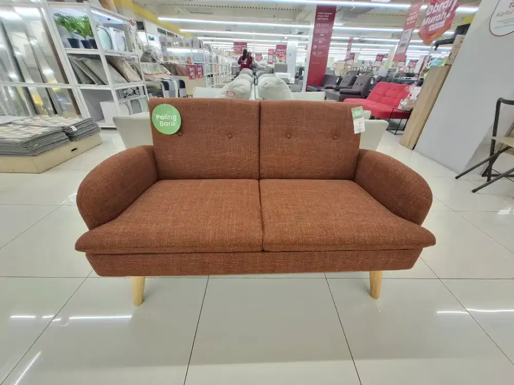Sofa Santai 2 Dudukan Coklat