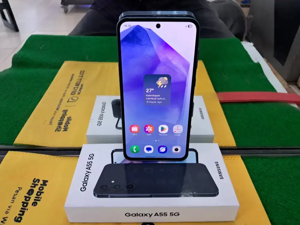 Samsung A55 5G Ram 8/256 GB mulus no minus lengkap