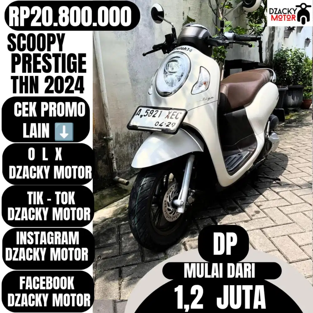 SCOOPY PRESTIGE THN 2024 SECOND LIKE NEW