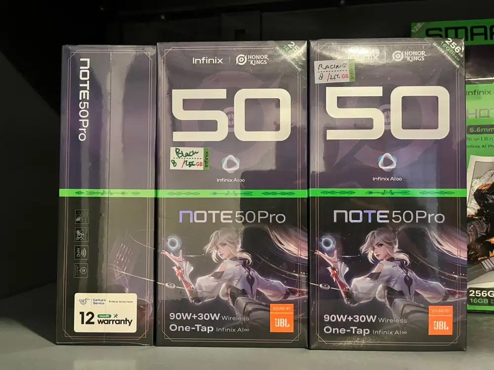 Infinix Note 50 Pro 8GB+8GB/256GB Jual Murah New Segel