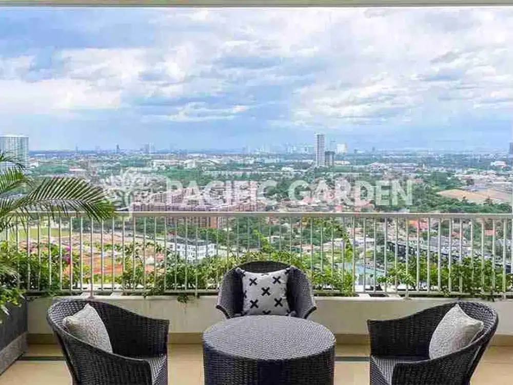 DiJual murah banget apartemen Pacific garden lantai midle view danau alam sutera