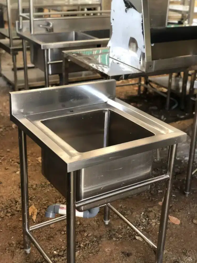 Sink 1 Lubang Uk 60x60x85
Lubang 40x40x30

harga 2jt