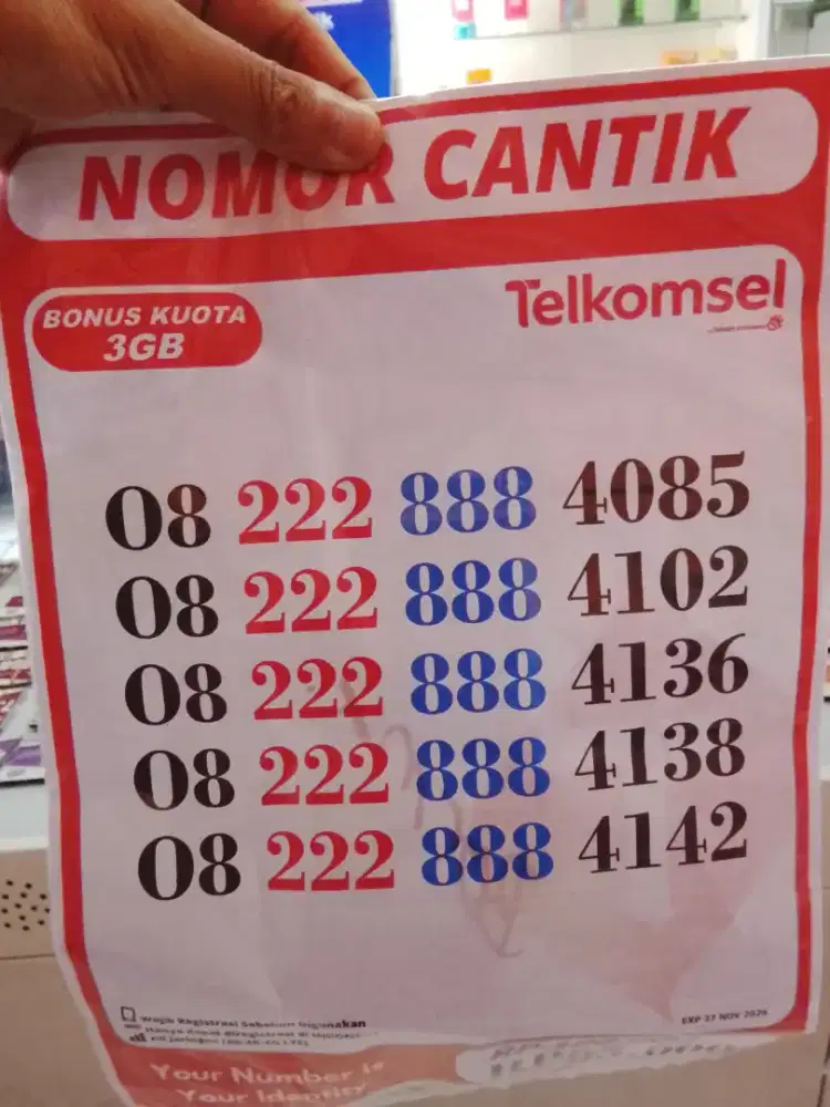 NOCAN TELKOMSEL SERI BERURUTAN