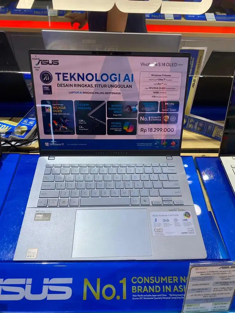 ASUS VIVOBOOK S || BISA CICILAN DP MULAI 0 TENOR HINGGA 17bulan