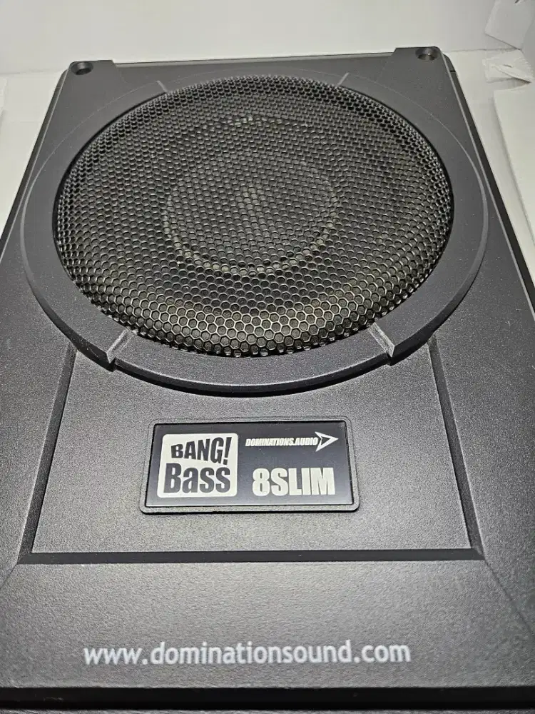 Subwoofer Mobil Dominations Bang Bass 8 Inch Slim Sub Aktif Sub Kolong