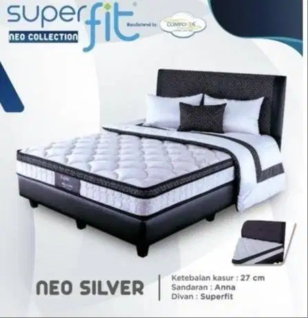 Spring bed COMFORTA SuperFit Bed Set 160 x 200