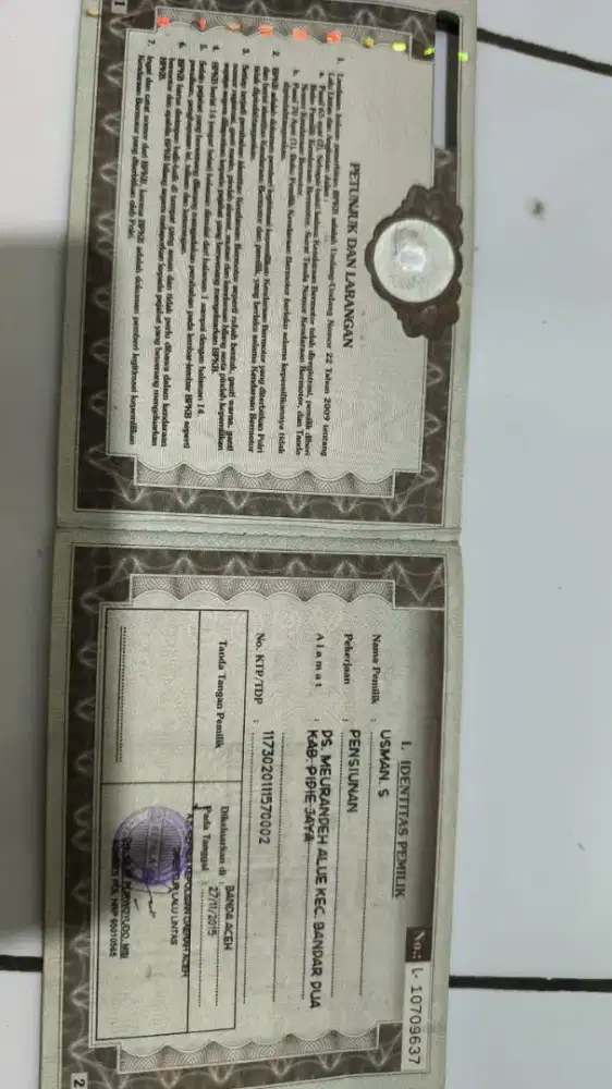 Menjual motor bekas seperti baru