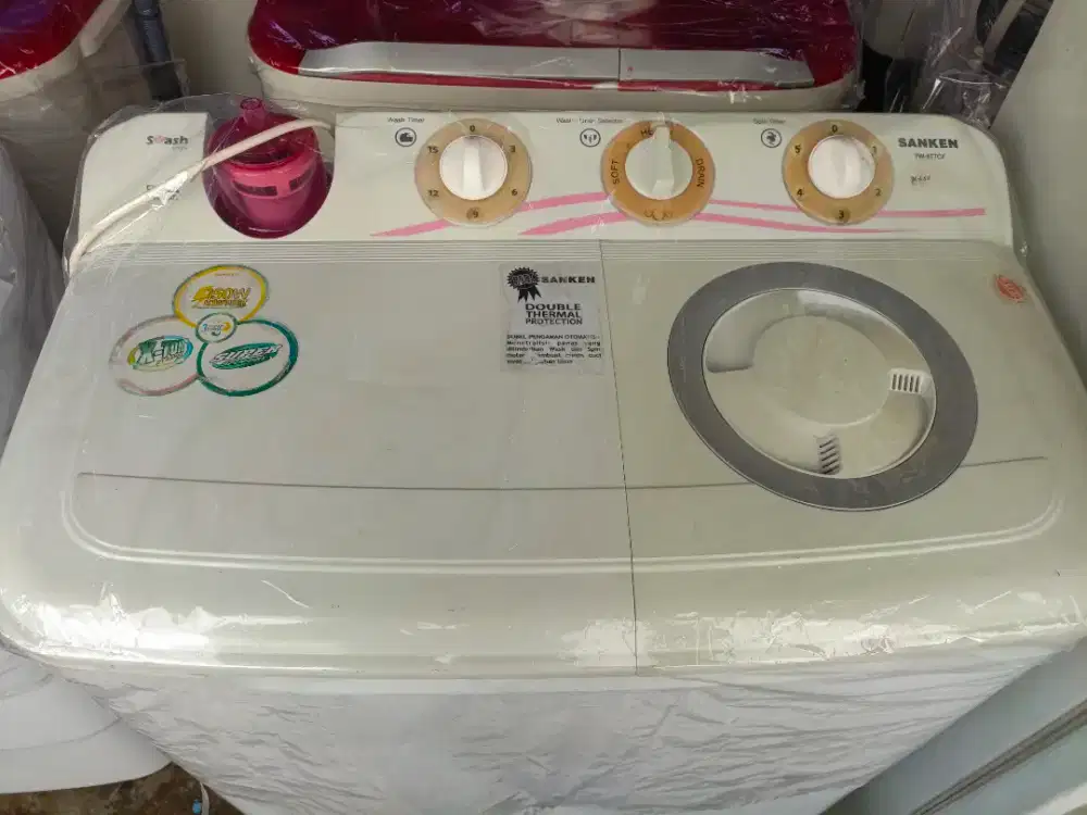 Mesin cuci sanken 2 tabung