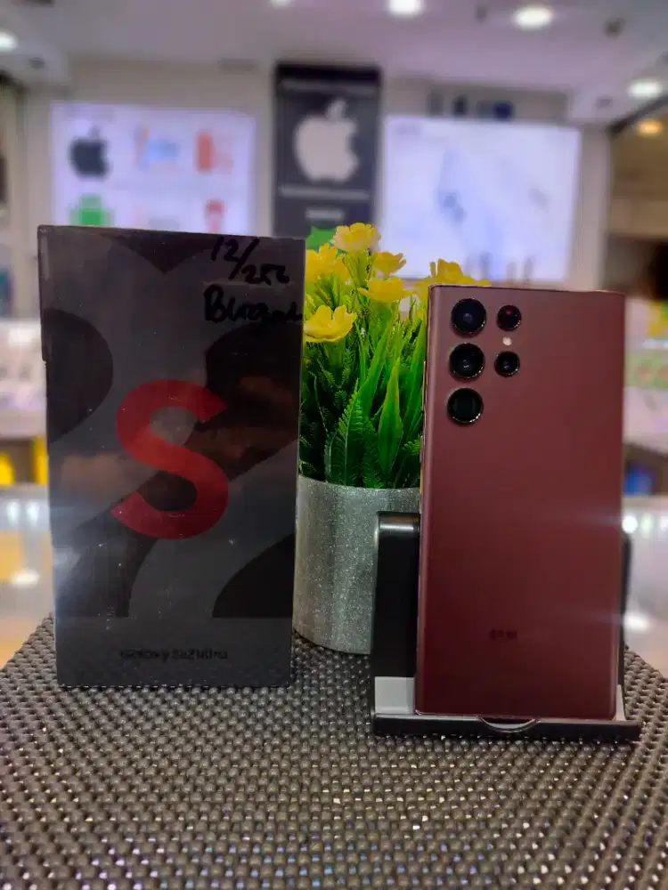 Samsung s22 ultra 12/256 mulus lengkap