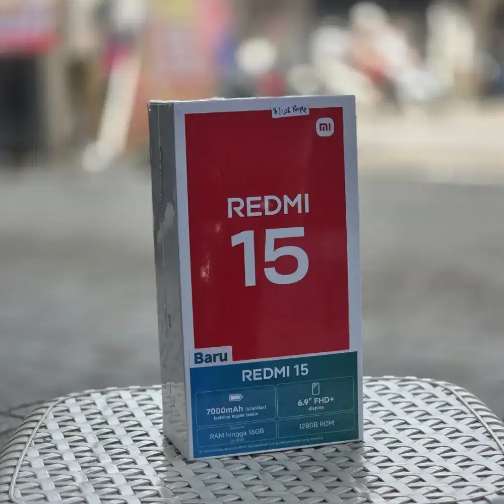 Xiaomi redmi 15 ,ram 8+8/128 bisa tanpa dp