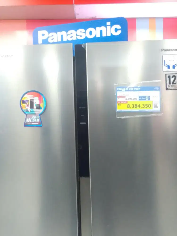 KULKAS PANASONIC REFRI SBS 592 STAINLES