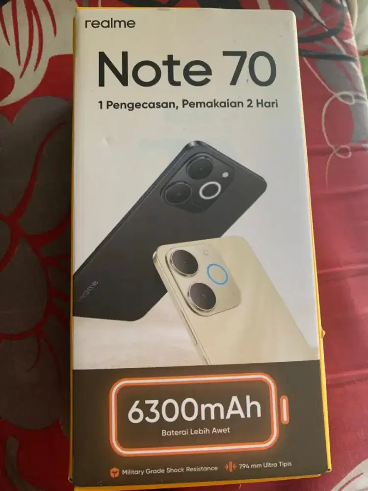 Hp realme note 70 4gb/128