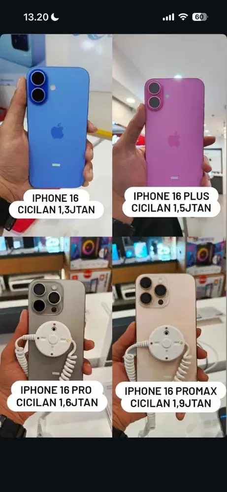 KREDIT IPHONE 16 SERIES , SYARAT HANYA KTP